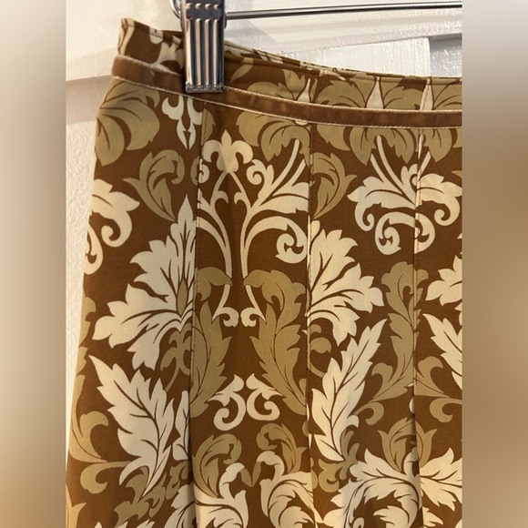 VTG JUNKO SHIMADA awaw floral pleated tuck aline skirt - Picture 2 of 8